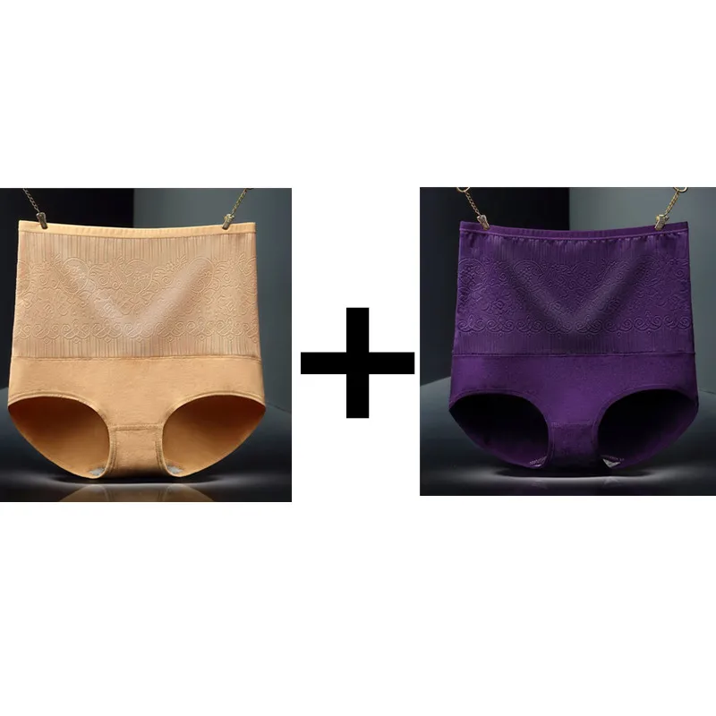 1020 apricot purple ZYSK, женское сексуальное нижнее белье, высокая талия, хлопковое белье, трусы, трусики, послеродовые, обтягивающие, брюшные бедра, талия, бесшовные трусики - Цвет: 1020 apricot purple