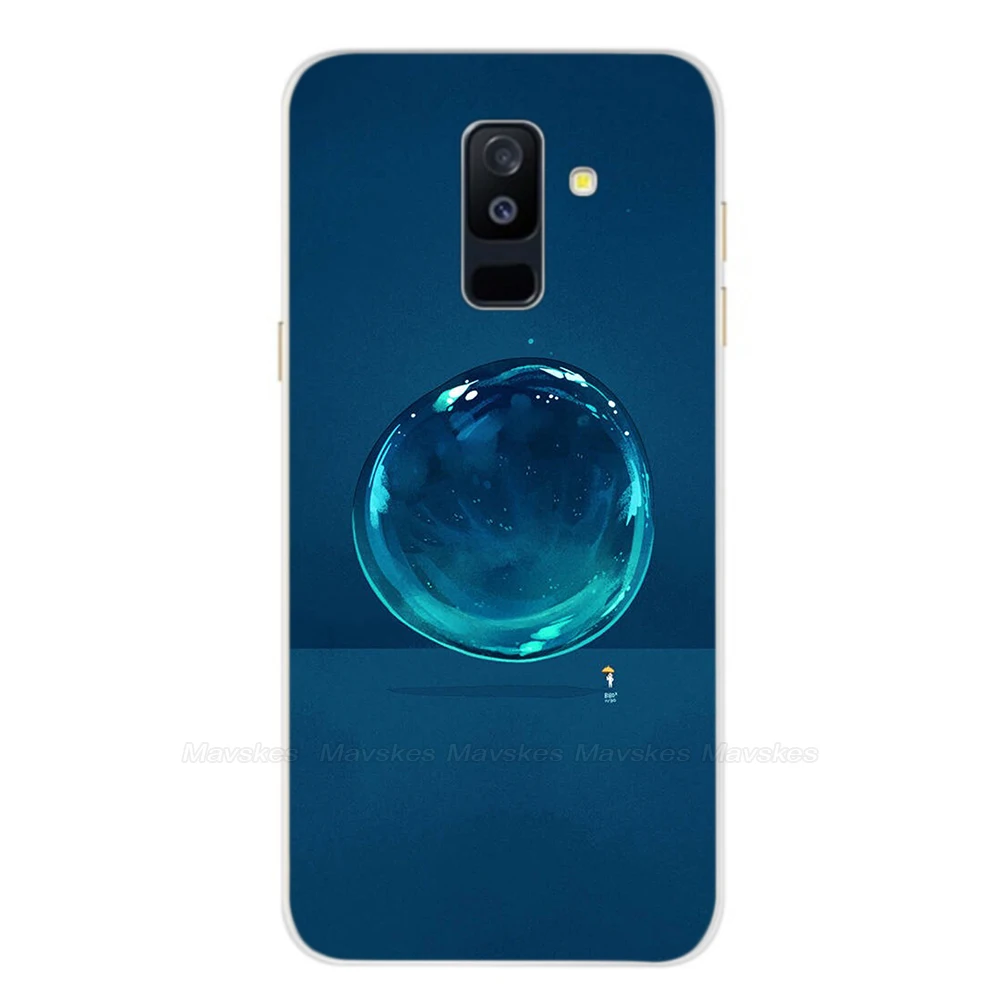 37 Силиконовый чехол для samsung Galaxy A6, прозрачный мультяшный Мягкий ТПУ чехол для телефона s, задняя крышка для samsung Galaxy A6 A 6 Plus - Цвет: 37