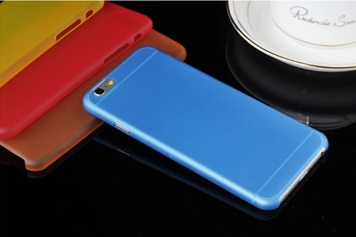 Матовые чехлы для мобильных телефонов для Iphone 7, 8 Plus, 6, 6S Plus, 5, 5S, SE, 5C, X, пластиковые тонкие Чехлы для Apple Iphone XR, XS Max - Цвет: Синий