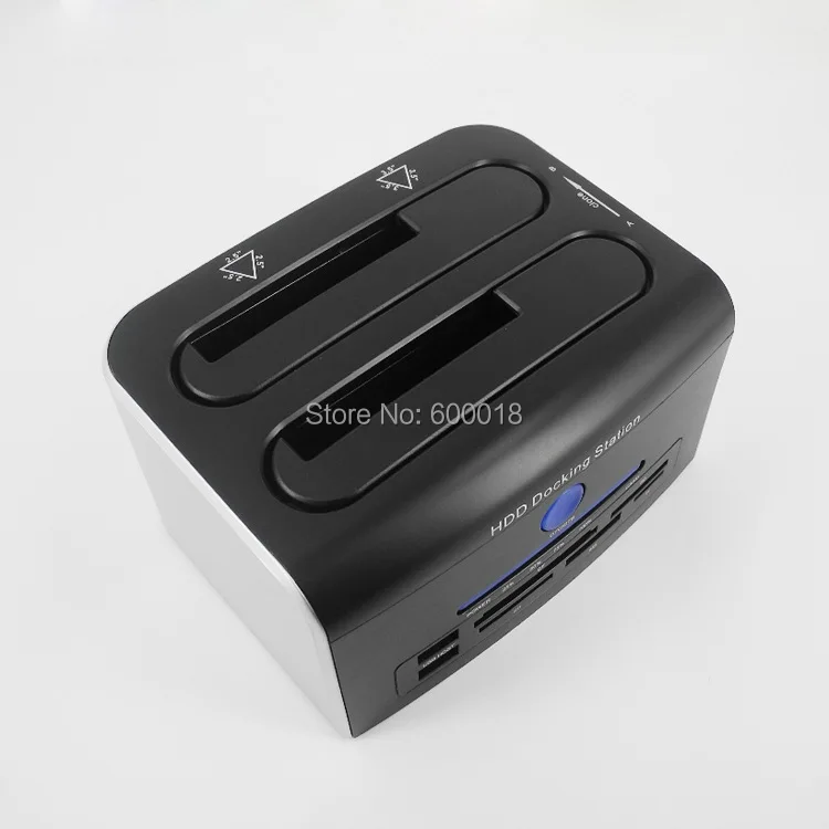 3,5/2,5 дюймов SATA II III Двойная док-станция SATA HDD док-станция для до 5 Гбит/с usb 3,0 док-станция для внешнего жесткого диска до 8 ТБ