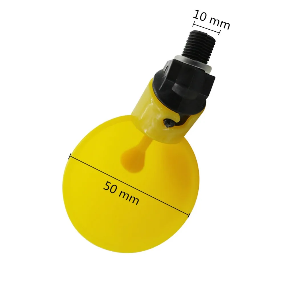 Чашка поилка для цыплят подвесная желтая полива перепелов 50 шт.|Принадлежности