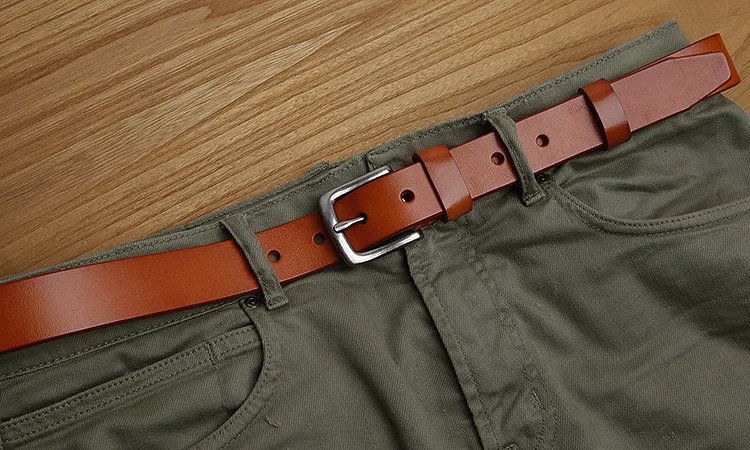 LANSPACE Брендовые мужские кожаные ремни ручной работы оптовая продажа Джинсовый