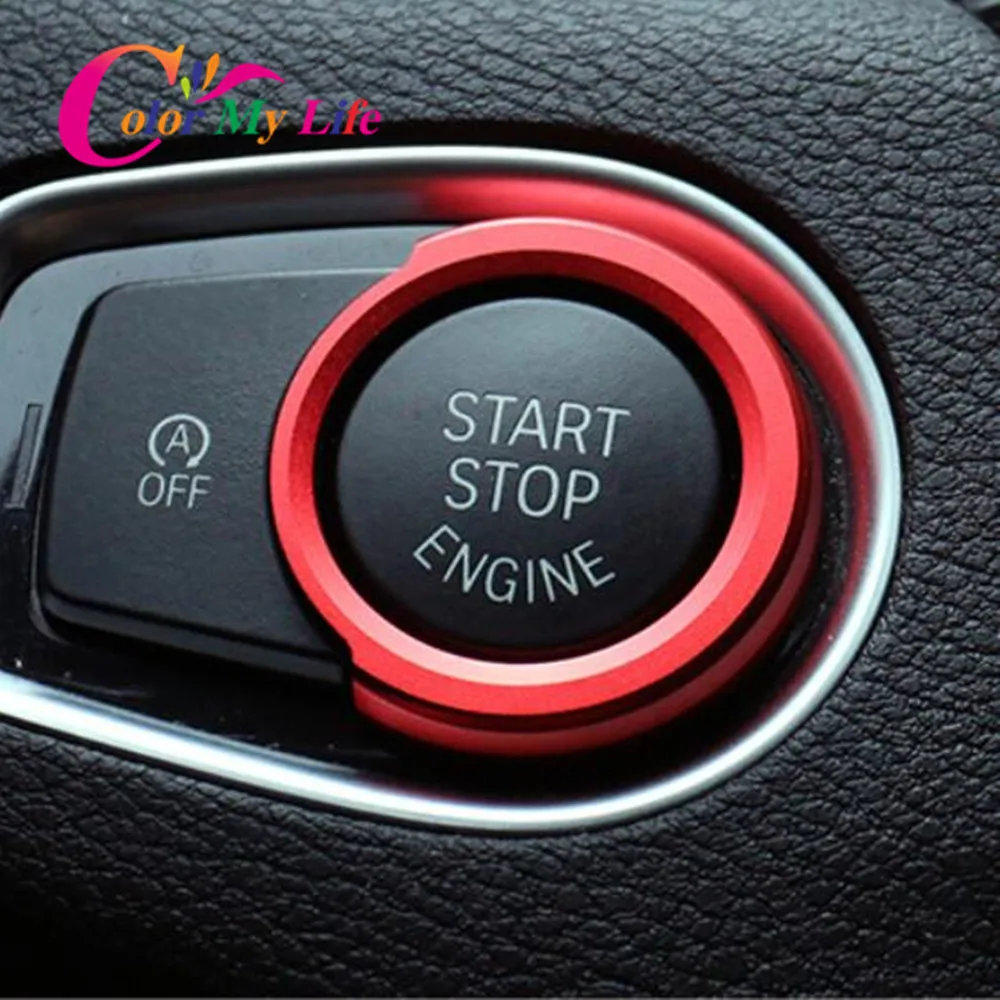 Цвет My Life Автомобильный ключ зажигания двигателя наклейка для BMW X1 F48 F20 F21 F30 F32 F33 F34