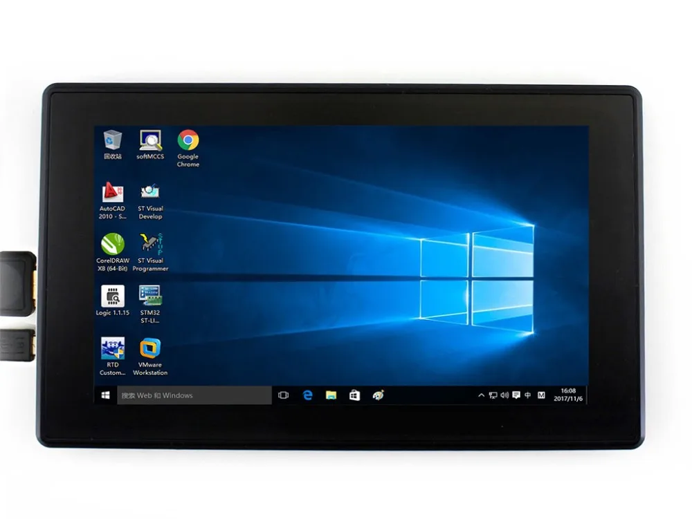 Сенсорный ЖК экран Waveshare 7 дюймов HDMI LCD (H) емкостный сенсорный с крышкой из