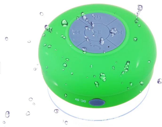 Blue Audio Player Bluetooth Speaker Mini Wireless Waterproof Handsfree Suction Shower for iPhone | Электроника