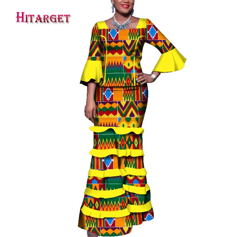 Африканские платья Hitarget для женщин африканская одежда Дашики африканские Топы +
