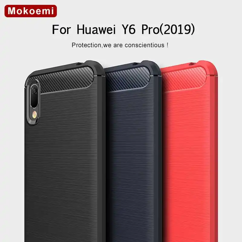 Mokoemi модный противоударный мягкий силиконовый чехол 6 09 дюйма для Huawei Y6 2019