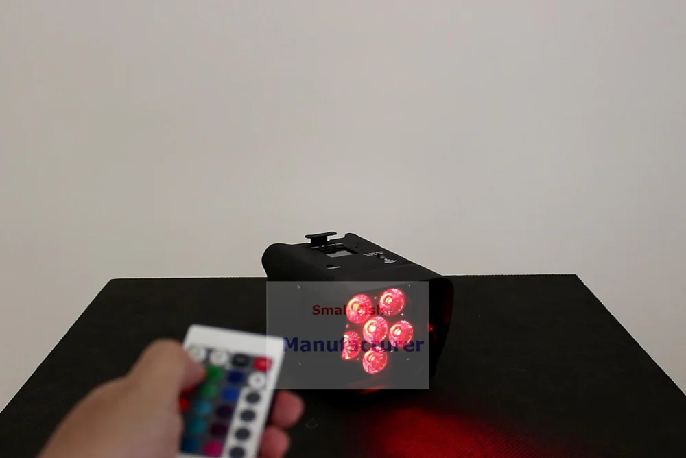 Wifi/IR Remote Control 6X18W RGBWY-UV 6IN1 DMX Wireless Battery Par Lights 6/10 Channels Good For Party DJ Concert Shows | Лампы и