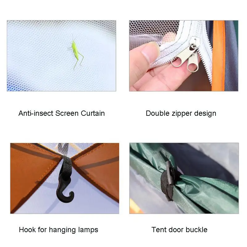 Наружные палатки Переносной Кемпинг Пляжная палатка водонепроницаемая для