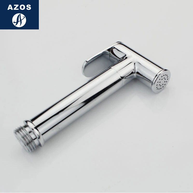 Azos Bidet Faucet Pressurized Sprinkler Head Brass Chrome Cold Water Two Function Toilet Wash Washing Machine Round PJPQ016 |