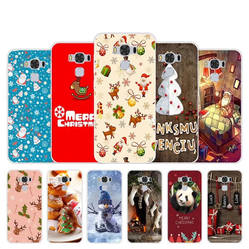 Чехол для Asus Zenfone 3 Max ZC553KL, дизайн рождественского сезона, Чехол Для Zenfone 3 Max 553KL, Силиконовый Чехол Для Zenfone 3 Zc553kl
