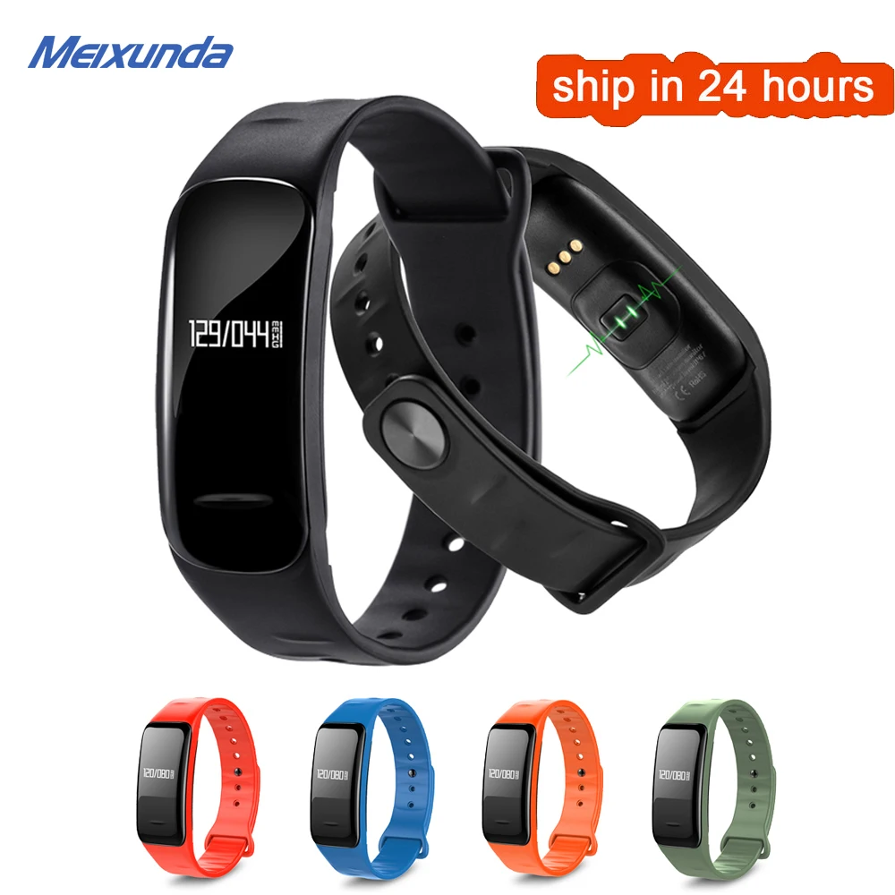 C1 Напульсники Smart пульсометр Фитнес Браслет Шагомер Смарт Группа крови Давление