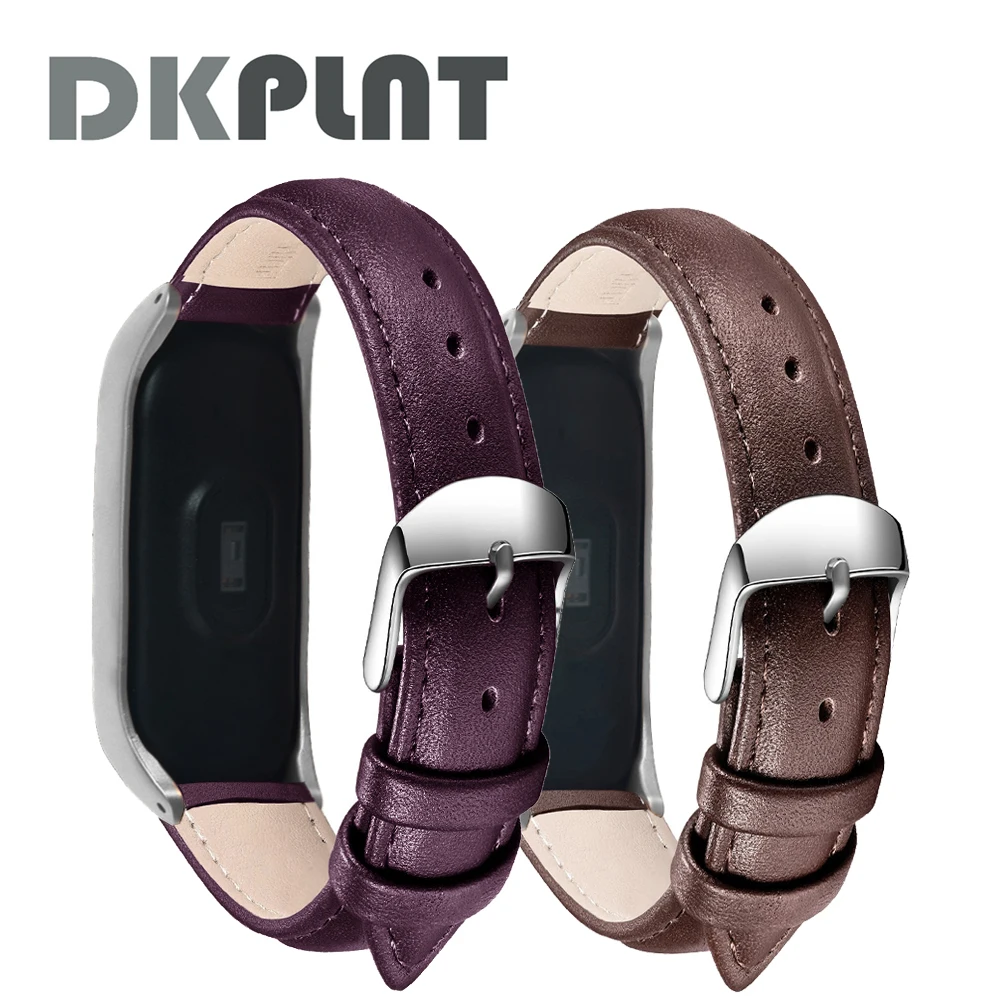 Цветной кожаный ремешок для xiaomi mi band 4 ремешок для часов Ремешок для xiaomi mi Band 4/3 аксессуары браслет mi band 3 ремешок