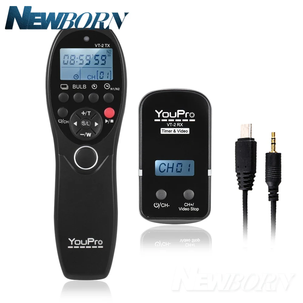 YouPro VT-2/S3 беспроводной пульт дистанционного управления спуска затвора передатчик приемник для sony a7/a7R/a7S/a6300/a6000/a5100/a5000