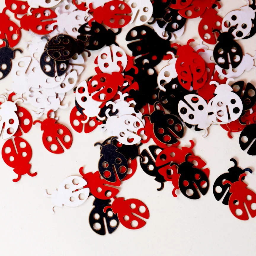 Конфетти с божьей коровкой украшения для вечерние на день рождения детский
