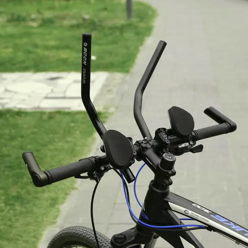 1 пара MTB дорожный велосипед Трейл Триатлон гонки TT Аэро бары Отдых Руль аэробары велосипед Аэро бар