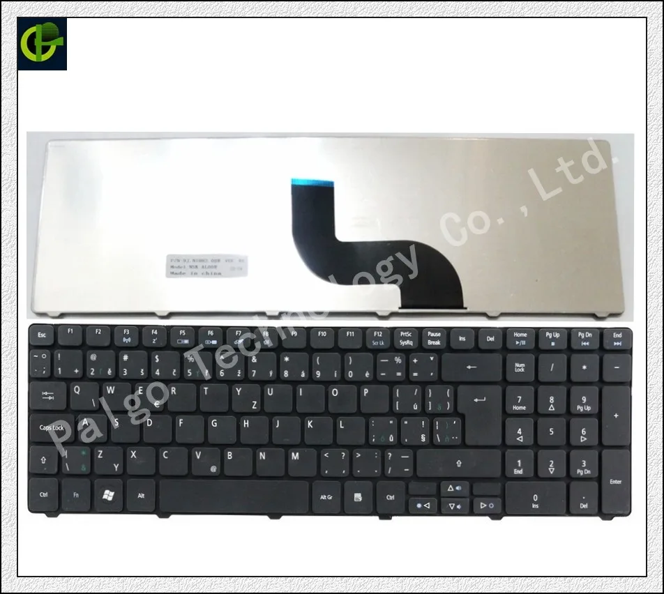Чешская Клавиатура для ноутбука Acer Aspire 7739G 7739Z 7739ZG 8940 5560(15 ') 5560G 5552G emachines e644 CZ