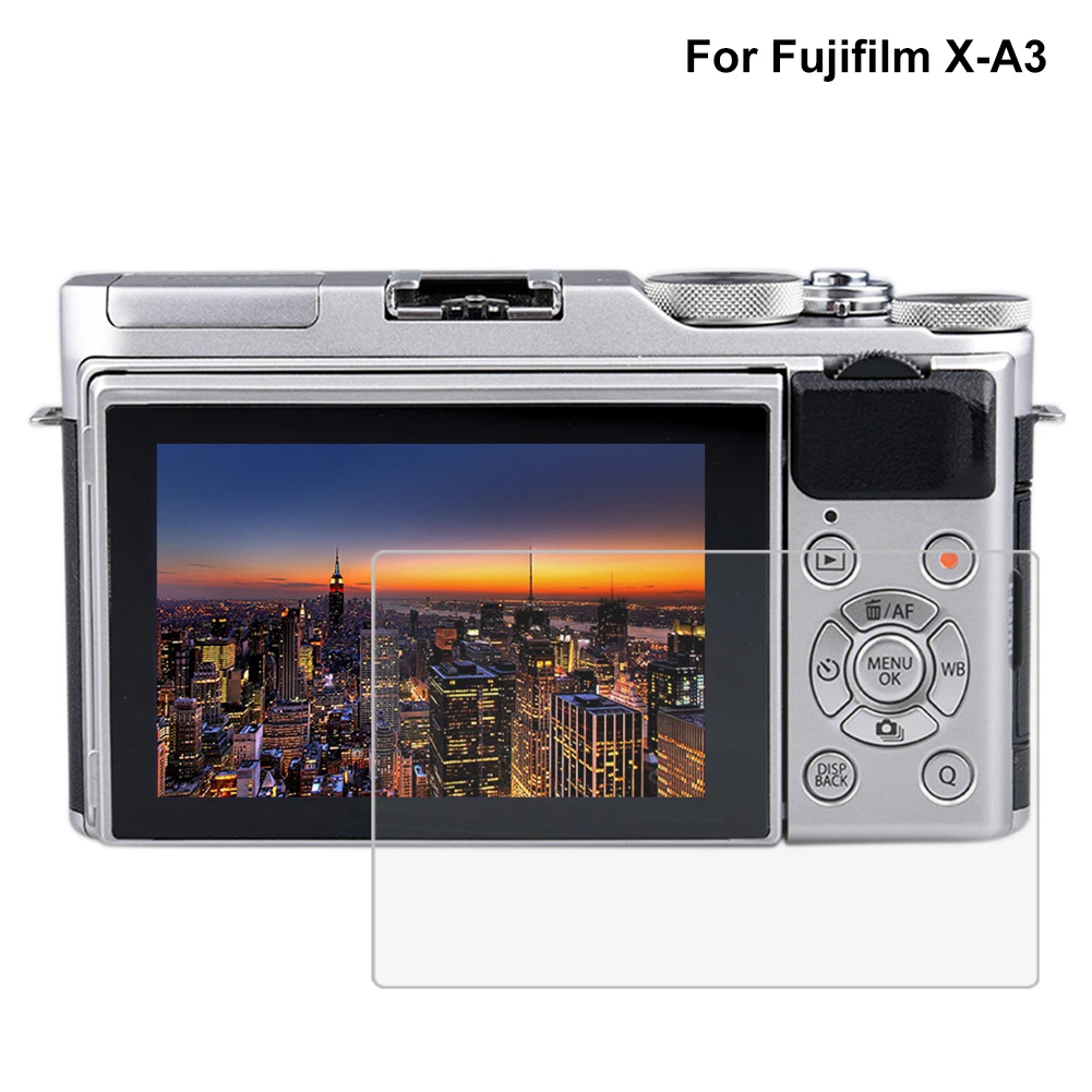 Пылезащитная пленка PULUZ HD 9H 0,3 мм из закаленного стекла для ЖК-экрана Fujifilm X-70/T10/T20/T1/T2/A3