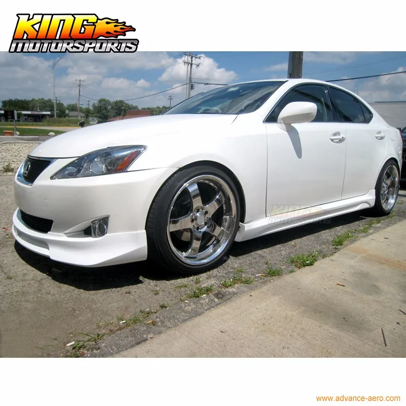 Подходит для 2006-2013 Lexus IS250 IS350 Уретановая боковая юбка бодикит PU