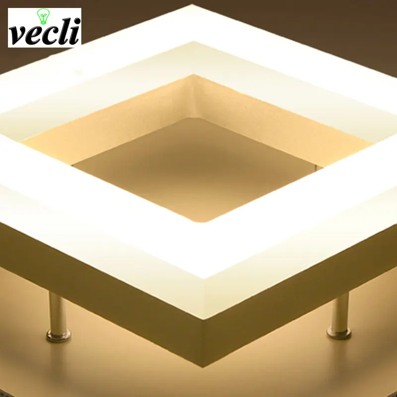 Светодиодные потолочные светильники современные AC85 220V светильник 12 Вт проход