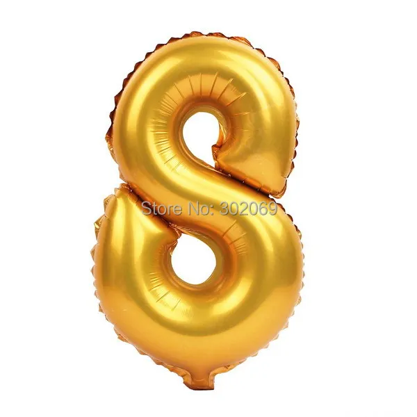 Новейшая модель Цифры &quotдля детей от 0 до 9&quot Новогодние воздушные шары для