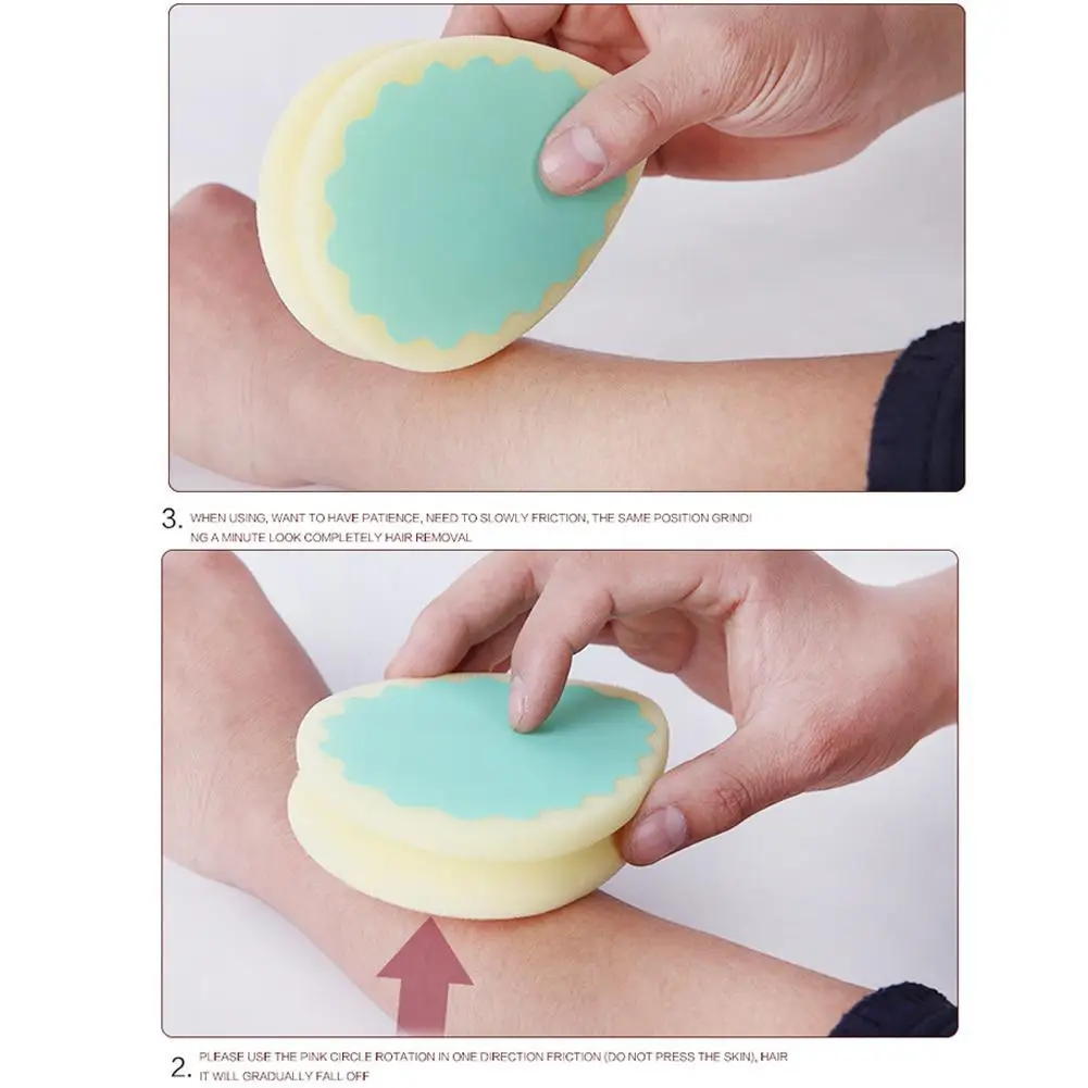 

1pcs Painless Hair Removal Depilation Sponge Pad Hair Remover Effective Hair Removal Cream Tool Epilator