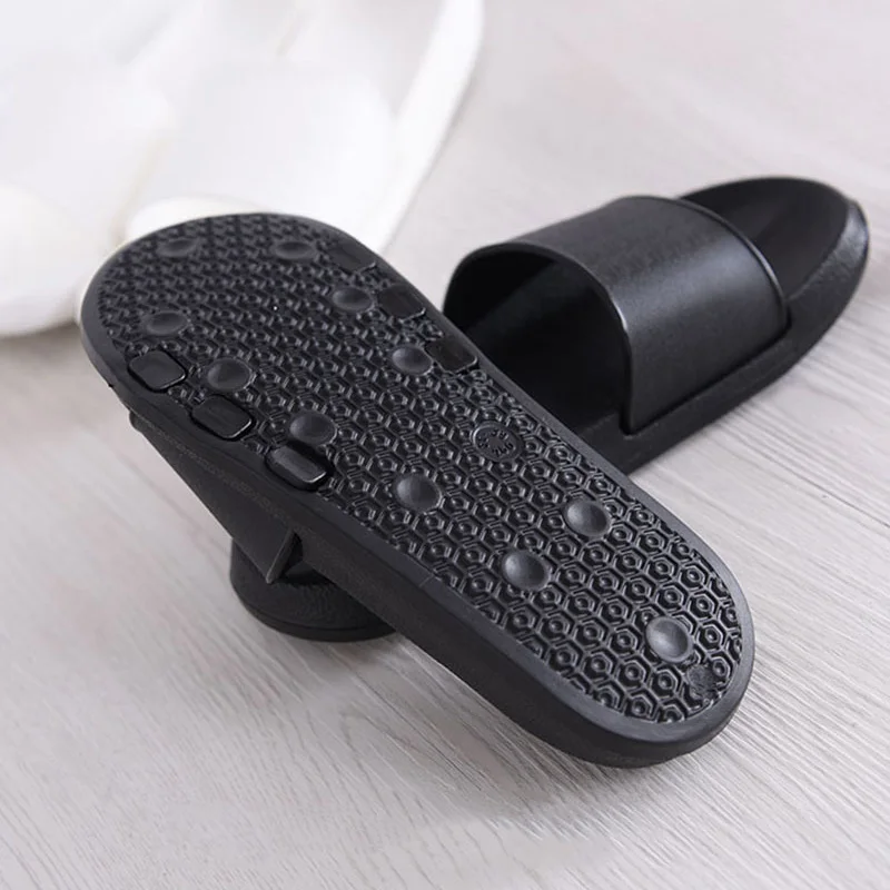 Женская летняя обувь для влюбленных пар Шлепанцы Пляжные открытый носок на