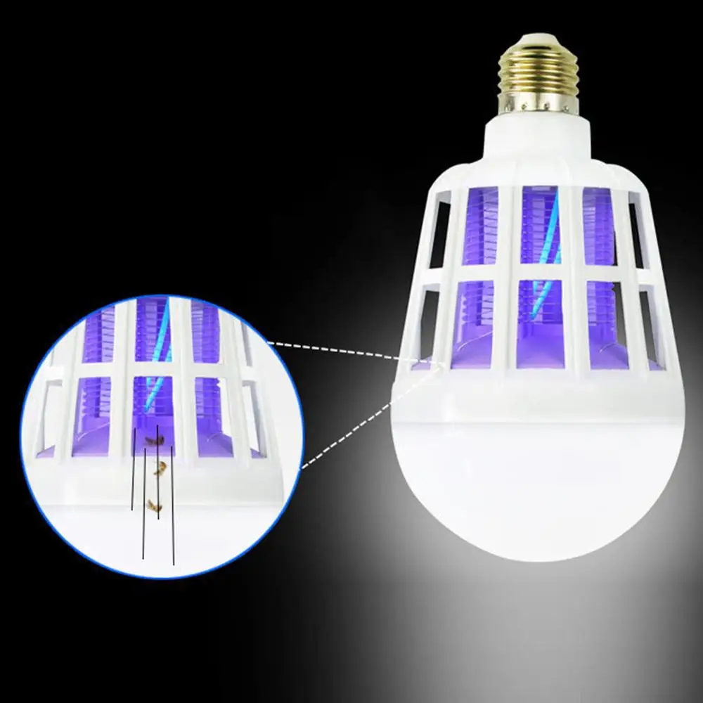 Популярная светодиодсветодиодный лампа-убийца комаров 110 В/220 В E27/E26 9 Вт 2 в 1