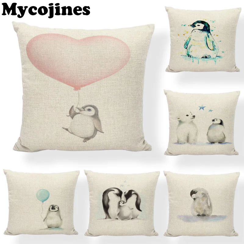 Лидер продаж Классические наволочка с изображением пингвина воздушный шар