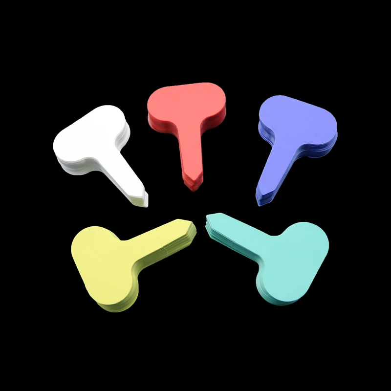 50 шт. пластиковые этикетки садовые цветы в горшке Детские таблички карточки и