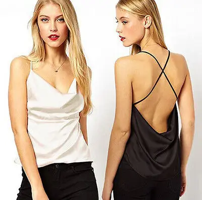 2015 Womens Ladies Summer Loose Casual Chiffon Ruffles Sleeve Vest Shirt Tops Blouse | Женская одежда