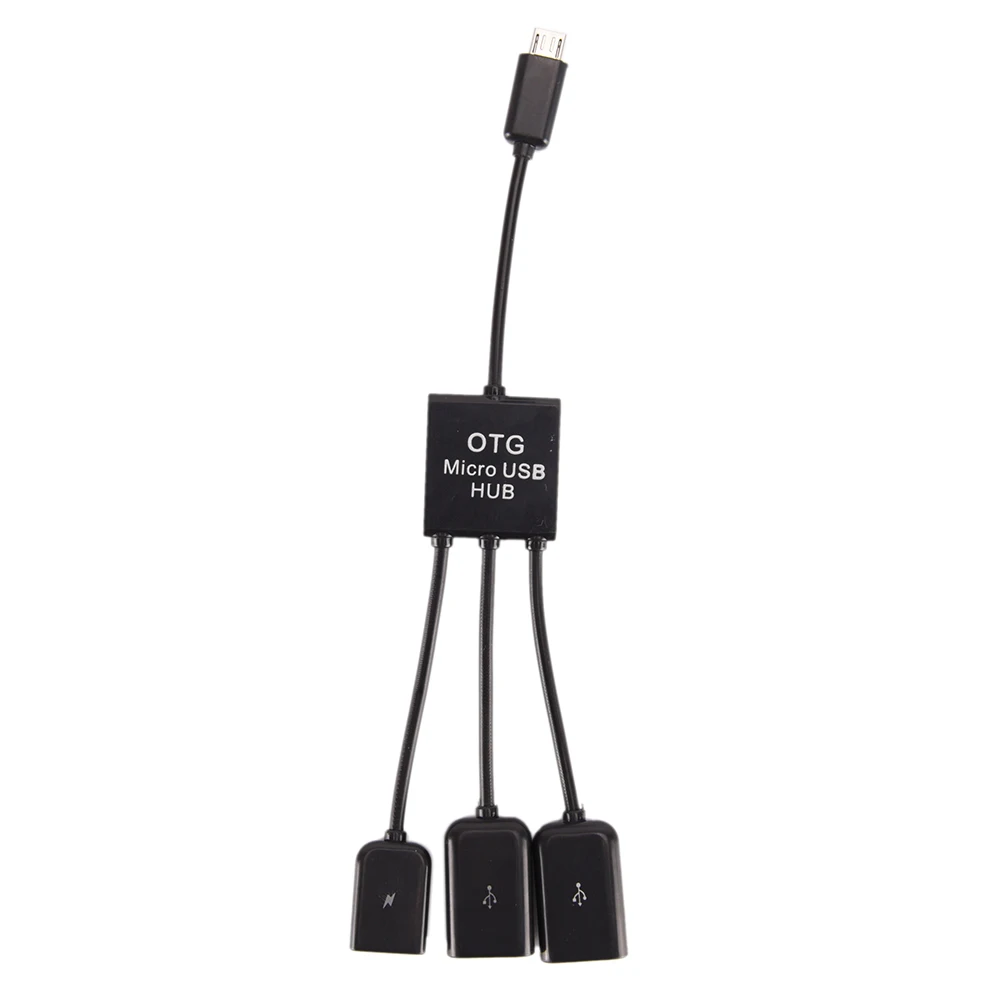 Горячий Многофункциональный USB OTG Host концентратор адаптер 1 Папа 3 женский микро