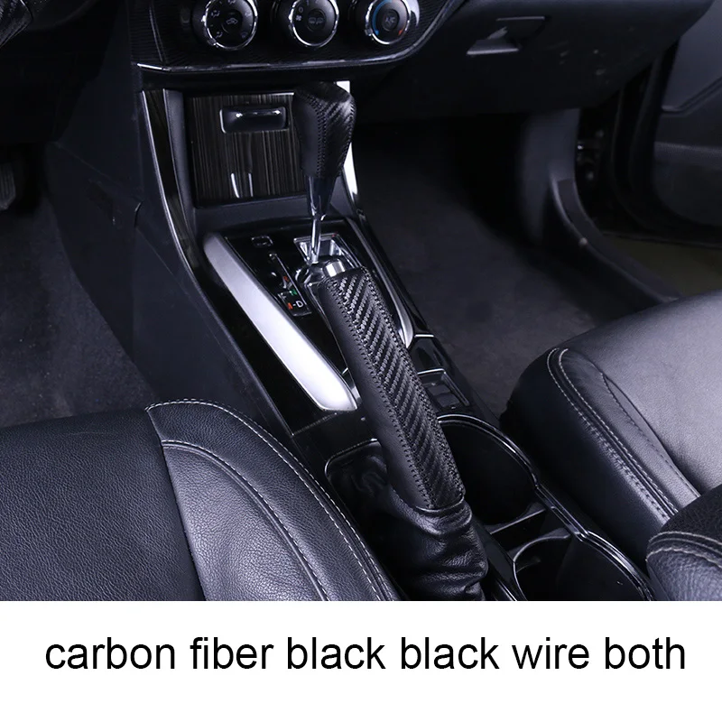 Lsrtw2017 Хомут кожаный чехол ручного тормоза автомобиля рычаг переключения передач