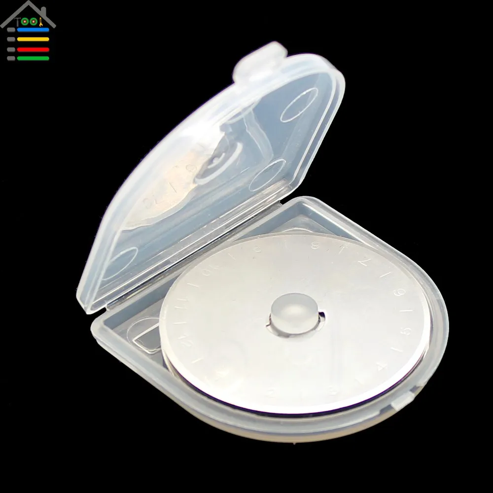 AUTOTOOLHOME 45 60 28 18 мм роторные ножи Лоскутная Ткань Кожа ремесло стали круговые лезвия шитье квилтинг для Olfa