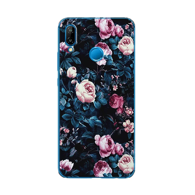 Мягкий чехол для телефона из ТПУ Huawei P20 Lite с красочным рисунком новинка HuaweiP20 Capa