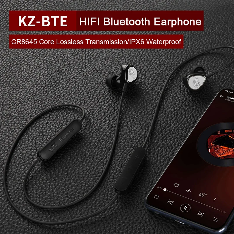 KZ БТЭ Bluetooth наушники Гибридный Технология Спортивные Беспроводные наушники водостойкий HIFI бас наушники в ухо монитор гарнитура aptX