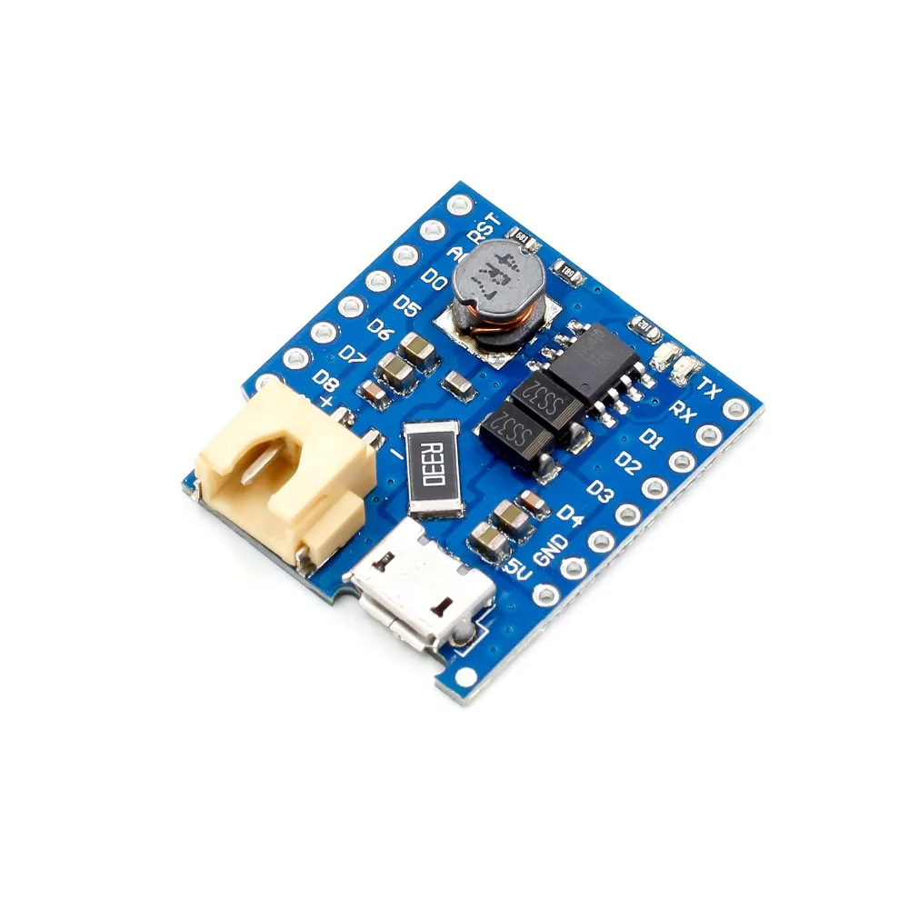 Для Wemos D1 Mini Защита аккумулятора USB одиночный литиевый аккумулятор зарядный