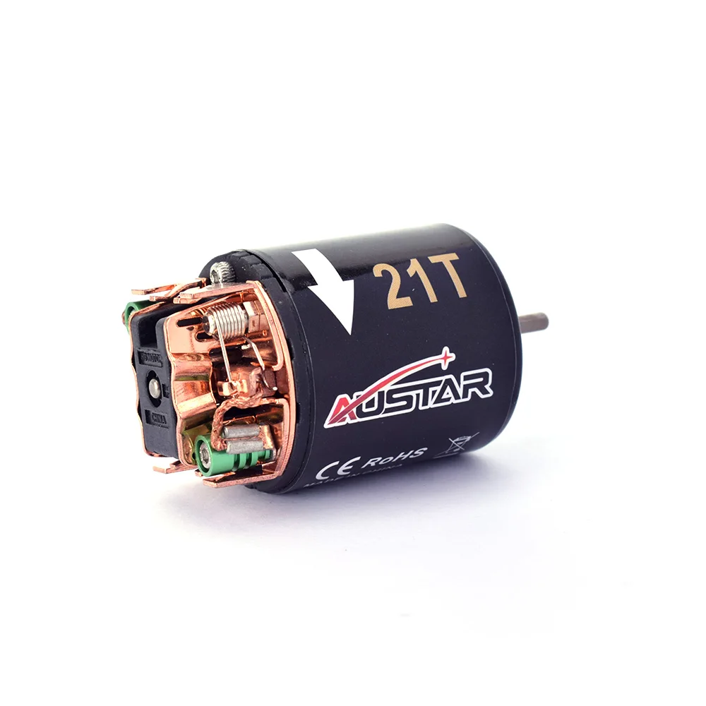 AUSTAR RS 540 21T 3 17 мм модифицированный матовый двигатель для 1/10 Axial SCX10 RC4WD D90|Детали и