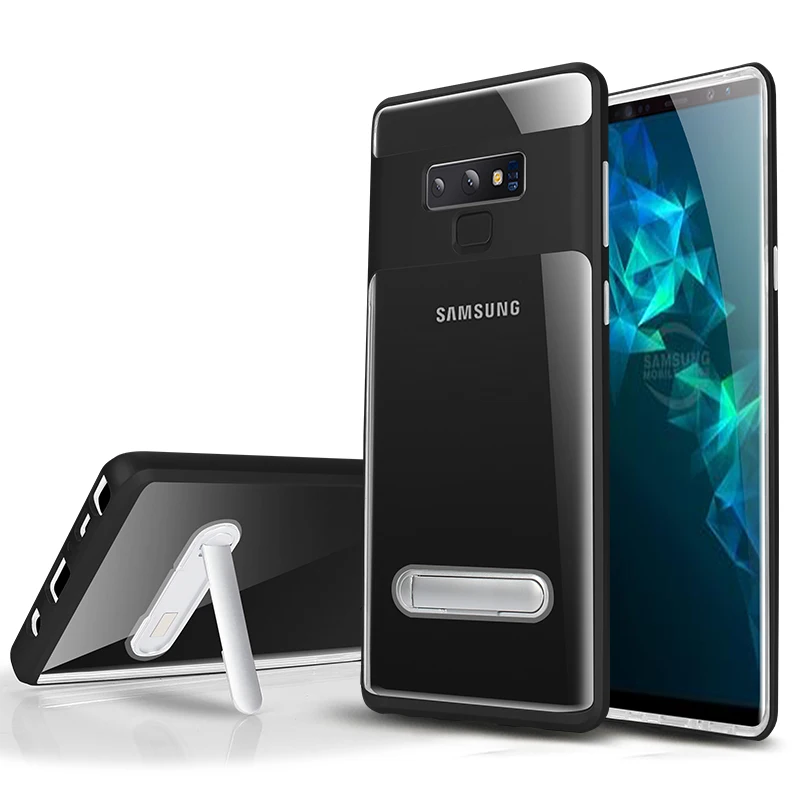 SGP Spigen кристально-Гибридный прозрачный ТПУ чехол для телефона с подставкой Samsung S20