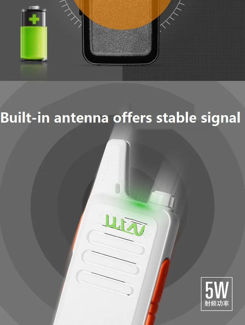 2 шт. WLN KD-C1 мини Детская рация UHF 5 Вт портативный ручной CB Ham радиостанции Comunicador КВ трансивер Woki Toki bf t1