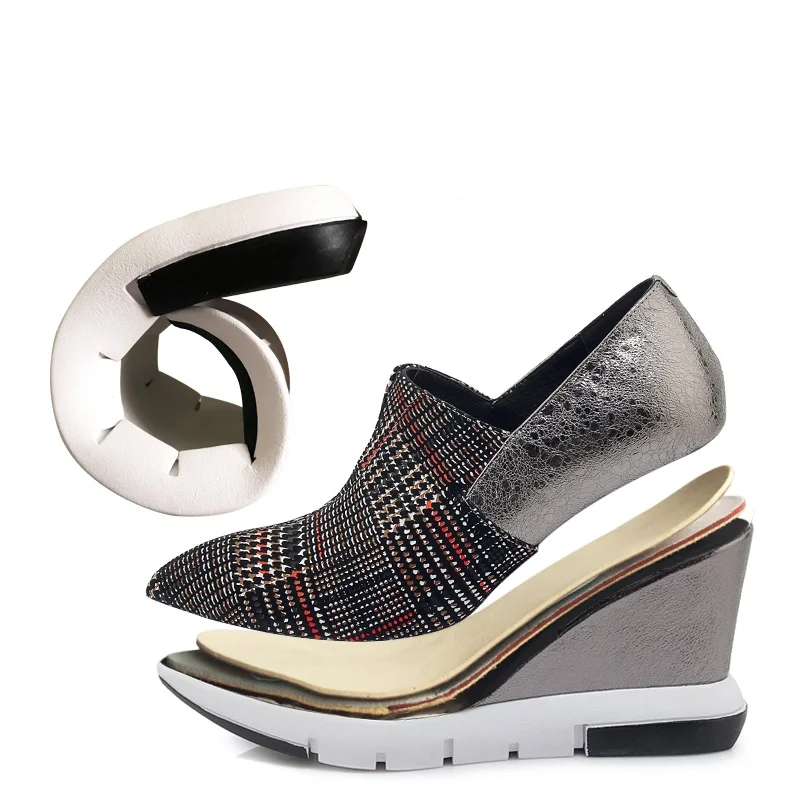 XGRAVITY Новинка весенние сексуальные женские туфли из натуральной кожи на высоком