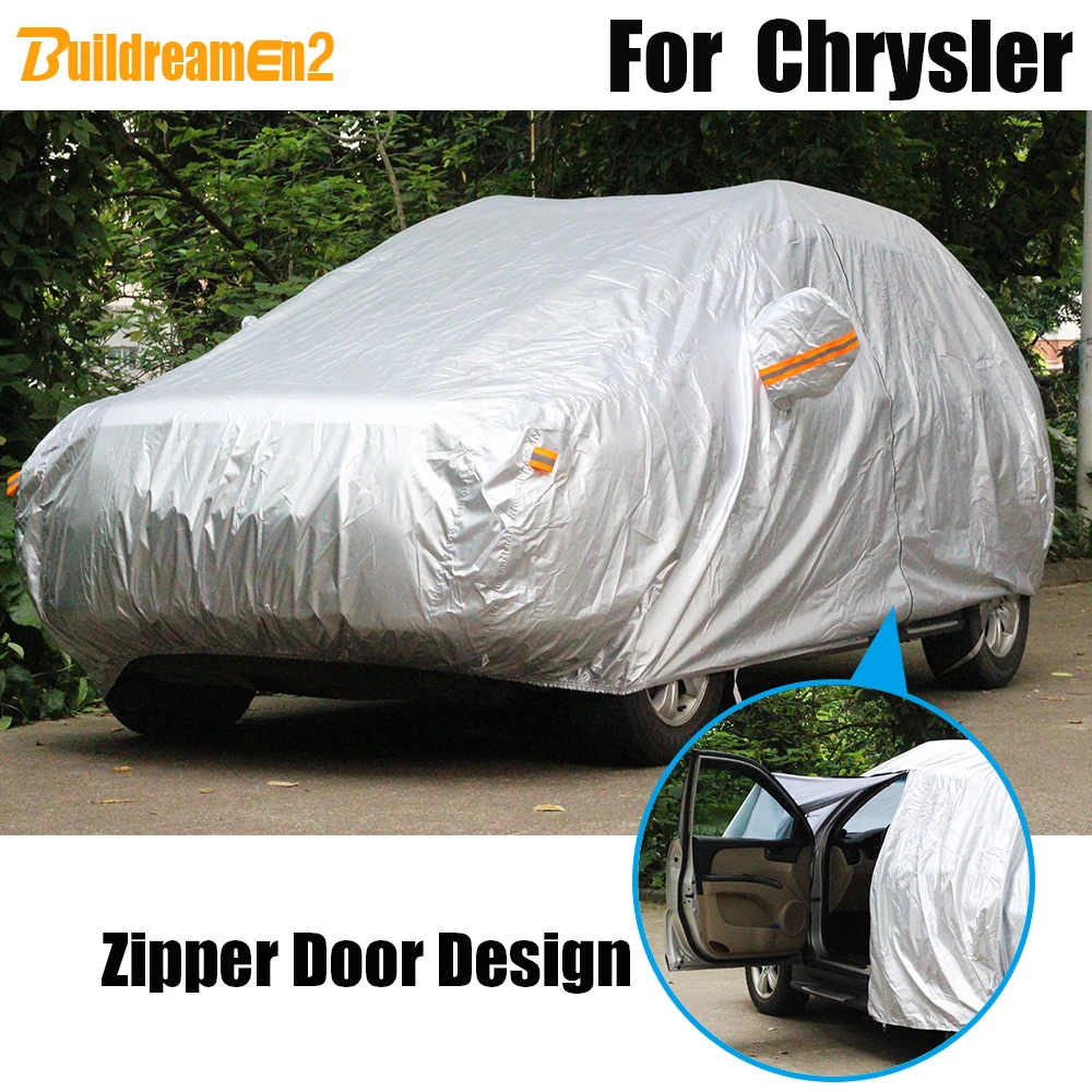

Buildreamen2 Waterproof Car Cover Outdoor Sun Rain Snow Resistant Cover For Chrysler Aspen PT Cruiser Pacifica Town & Country