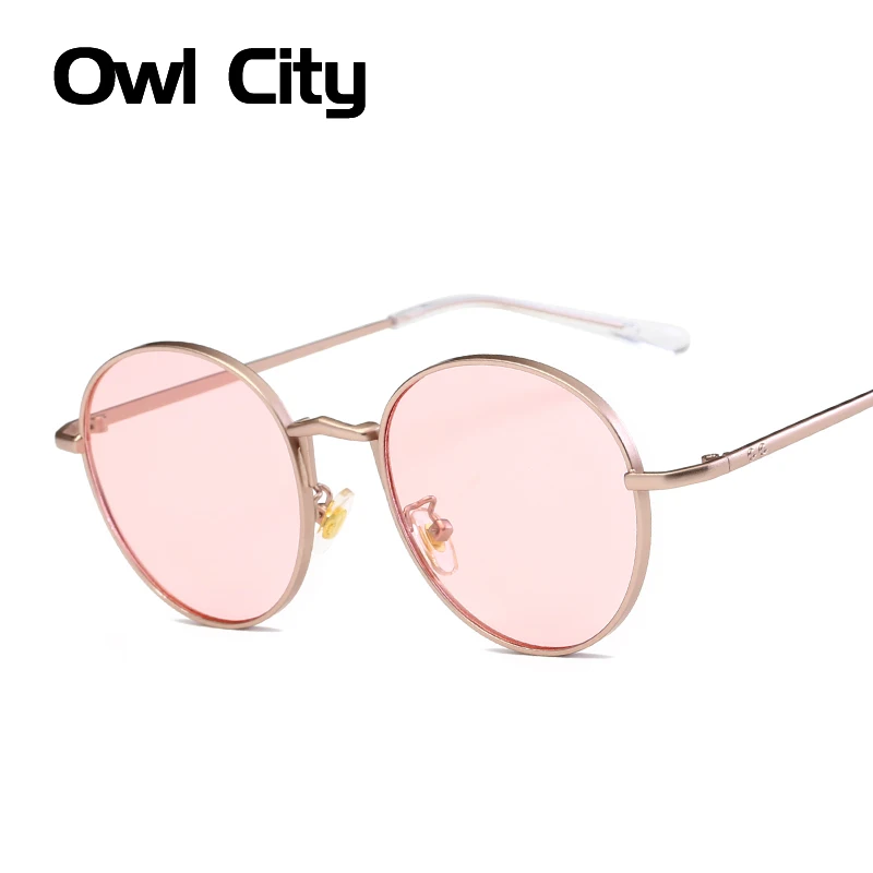 Модные круглые солнцезащитные очки Owl City женские брендовые дизайнерские