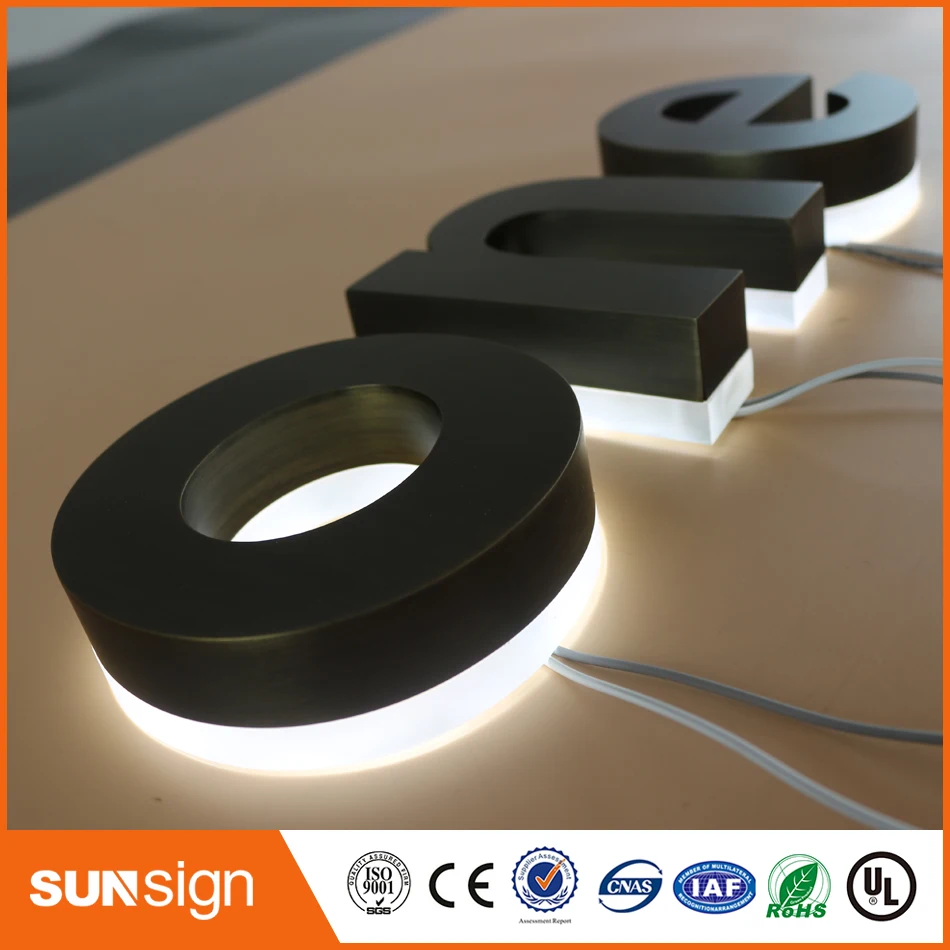 For USA and Canada Market LED Backlit letters