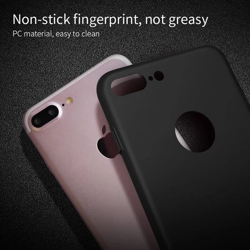 Чехол для iPhone 6 s роскошный жесткий пластиковый матовый черный золотой чехол