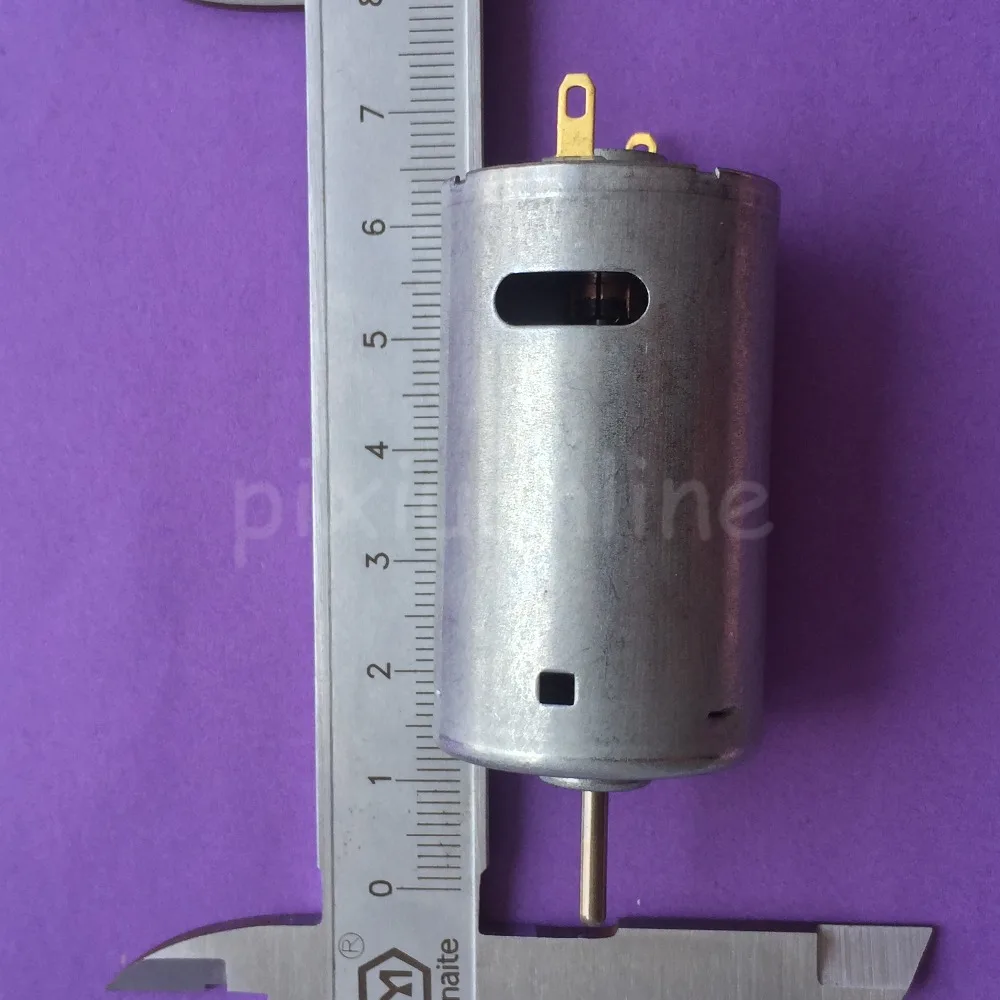 Фото K215Y DC12-24V 390 DIY Мини двигатель постоянного тока 13000-26000 об/мин, высокая скорость, отличный скручивание №4
