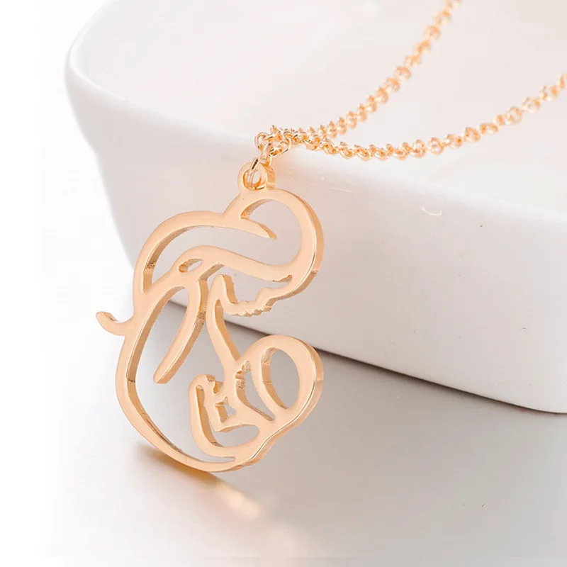 

Stainless Steel Crystal Rose Golden Silver New Family MUM BABY Letters Heart Mum 1PC/1Set Golden Mother's Day Gifts Adjustable