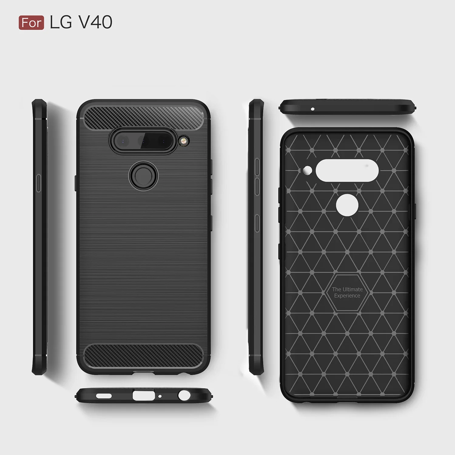 Чехол из мягкого ТПУ для LG V40 V 40 ThinQ V405 LGV40 LMV405EM чехол телефона с рисунком