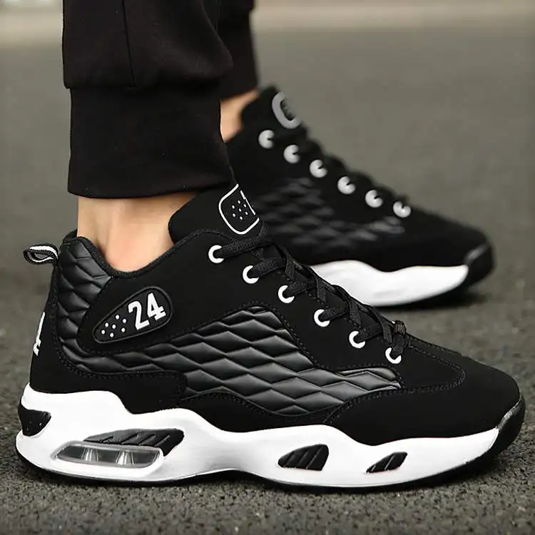 New Basketball Shoes for Men Comfortable Cushioning Athletic Shoes Air-cushioned Outdoor Sport Shoes Basket Breathable Sneakers