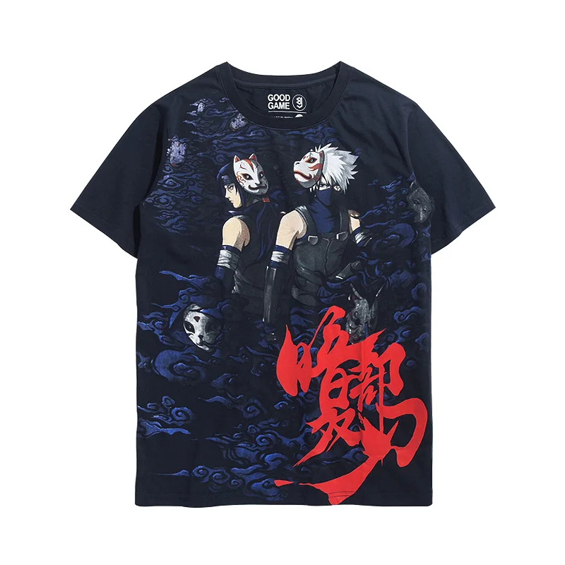 Качество Uzumaki Наруто Hokage Хатаке Какаши футболки футболка с Наруто 3xl - Цвет: 2